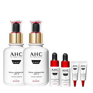 AHC 프로샷 콜라 쥬비네이션 리프트4 인트라 세럼 40ml 2개+(GIFT)세럼 5ml 2개+아이크림 5ml 2개