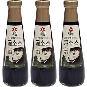 백설 프리미엄 굴소스 350g 3개