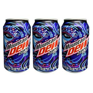 마운틴듀 제로 블루 탄산음료 355ml x 48개 캔