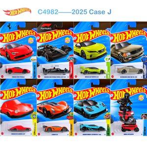 핫휠 2025 케이스 J 페라리 SF90 Stradale 메르세데스 AMG 포뮬러 팀 르노 에스파스 F1 머스탱 1/64 모델