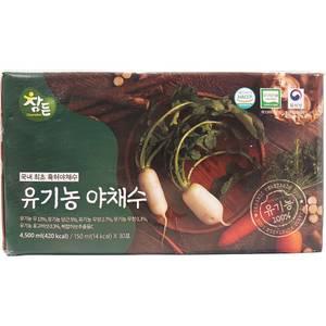 참든건강과학  참든 유기농 야채수 150ml 60개 이강산닷컴