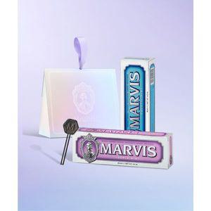 매장정품 MARVIS 마비스 치약 2종 휴대용 스퀴저 세트