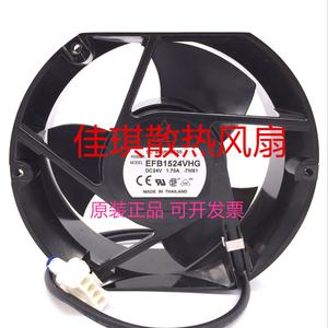 델타 17CM 17050 24V 1.70A 팬 EFB1524VHG 24V 고풍량 인버터 팬