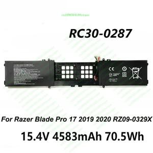 RC30-0287 Razer Blade Pro 17 2019 2020 RZ09-0329X RZ09-0368AEC2-R341 RTX 2080 Max-Q 용 15.4V 4583mAh