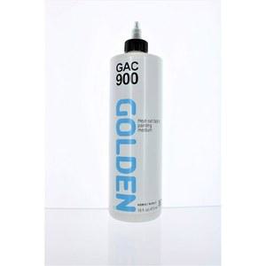 황금 아크릴 폴리머 GAC-900 (열 세트) 패브릭 페인팅 매체 - 16온스 실린더