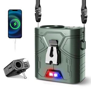 RAOOEN 20000mAh 휴대용 허리 선풍기, 클립온 웨어러블 벨트 5단 20000RPM 모터, 목 걸이 및 데스크탑 개인용 60시간 런타임, 캠핑용 핸즈프리 미니 작업장, 야외 사용