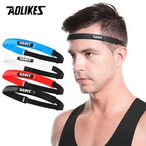 등산헤어밴드 AOLIKES  머리 스웨트 밴드  실리콘 러닝 요가 사이클링 스웨트 밴드 남성 여성 피트니스 농