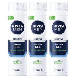 니베아 센서티브 쉐이빙젤 200ml x 3개