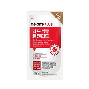 델라페 레드석류블렌디드 340ml 8개 유통기한임박F