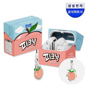 아트박스/삼성전자 삼성 버즈3 버즈3프로 피크닉 천도복숭아 케이스