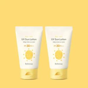 [베베숲] 이지워시 UV 유아 선로션 50ml 2개+선클렌징티슈 10매 3팩