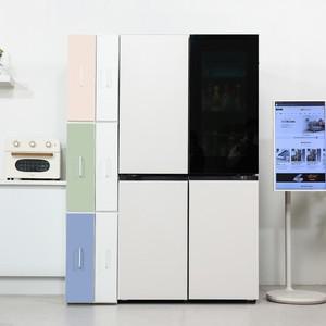 비스포크 슬라이딩 틈새수납장 W200xD615xH630