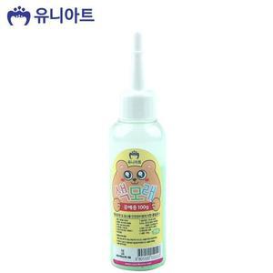 [KGPQFU22_4B]유니아트 공예용 색모래 100g 연두 (연두)