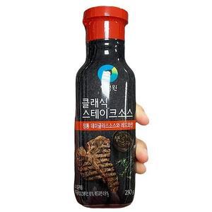 [청정원] 뉴욕 클래식 스테이크소스 250g d40916