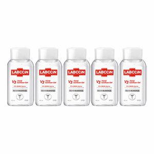 랩신 V3 핸드 새니타이저 겔 60ml 5개/손소독제 휴대용 손세정제 에탄올 70%