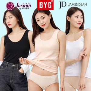BYC 여성 런닝 셔츠 쿨 여름 인견 모달 순면 여자 끈 나시 민소매 반팔 메리야스 캐미솔 빅사이즈 비너스