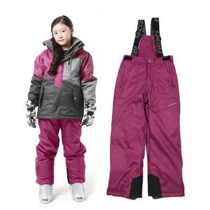 YP1050 WIDE BURGUNDY 스키 보드복 팬츠(아동)
