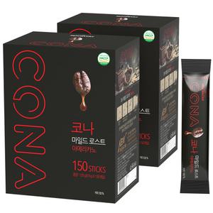 코나 마일드로스트 150T+150T 블랙커피 아메리카노 카누 스틱 봉지