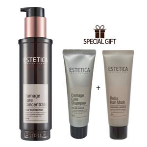 에스테티카 데미지 케어 컨센트레이트 오일 120ml+여행용 릴렉스 헤어마스크 100ml+데미지 케어샴푸 100ml