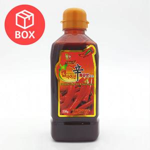 청우푸드 첫맛 캡사이신 매운맛소스 550g X 12개 (1박스)