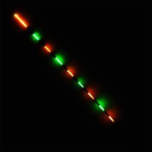 1.0mm톱x1,5mm튜브(425전지용) 전자찌 상부 소켓+9점등(18cm) 광섬유찌톱 (BA-)