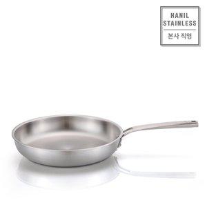 [한일스텐레스]뉴아델리오 통5중 IH 스텐 프라이팬 30cm /스텐후라이팬/인덕션후라이팬