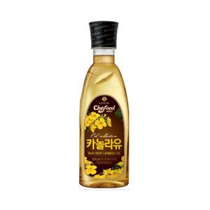 롯데 쉐푸드 카놀라유 500ml 단품 식용유 전 식당 튀김 부침 음식 볶음