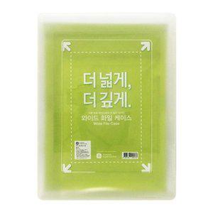 문화 와이드 화일케이스L 대 A4 투명 F991-71