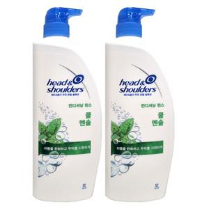 헤드앤숄더 쿨멘솔 린스 850ml X 2개 / 쿨링감