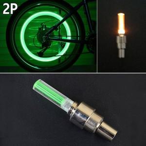 에이치플러스몰 2P LED 자전거 바퀴등 야간라이딩 자전거휠라이트 자 LED라이트 안전등 휠라이트
