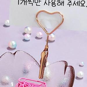 [OFM7N783]메모 로즈골드 사진홀더 꽂이 집게 사진꽂이