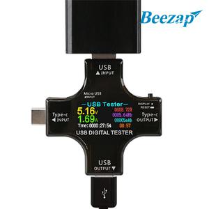 비잽 C타입 Type-C & USB 전압 전류 컬러 테스터기