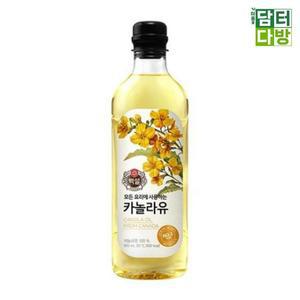 [XBF25IMN_48]백설 카놀라유 900ml X 5개 백설카놀라유 기름