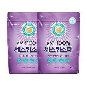 한입 100% 세스퀴 탄산소다 다목적세정제 1KG 2개