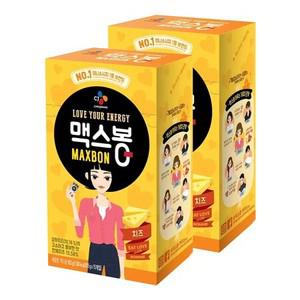 CJ 맥스봉 치즈 소시지 55g x 15개입 x 2박스 맛있는 간편한 간식 안주 캠핑