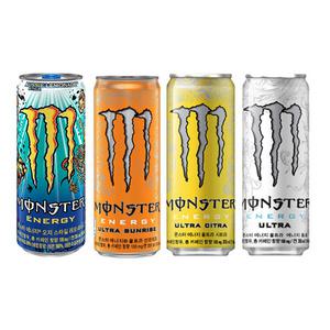 당일출고 몬스터 355ml 레모네이드+선라이즈+시트라+울트라 6캔씩 총 24캔