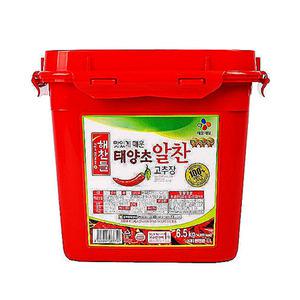 CJ제일제당 해찬들 맛있게 매운 태양초 알찬 고추장 6.5kgx1개
