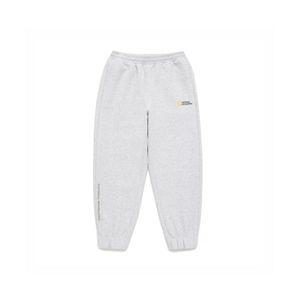 내셔널 지오그래픽 키즈 K241UPT910 니트 루즈핏 트레이닝 팬츠 WHITEMELANGE