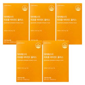 여에스더 닥터에스더 리포좀 비타민C 플러스 800mg x 30정 5박스 S_B