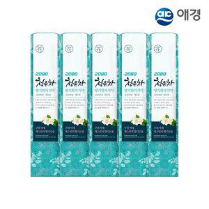 [애경]2080 청은차 향기화 차 치약 190g 5개입