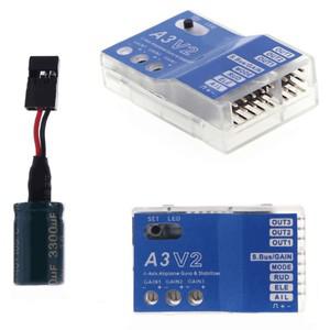 3축 자이로 V2 비행기 컨트롤러 안정기, RC 고정 날개 헬리콥터