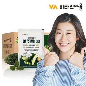 [NS홈쇼핑]비타민마을 국내산 순 여주즙 1박스 100포[34345897]