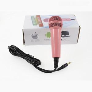 핫 미니 핸드 헬드 유선 콘덴서 마이크 단일 지향성 3.5mm 플러그 UC QQ yyqt 휴대폰 PC 홈