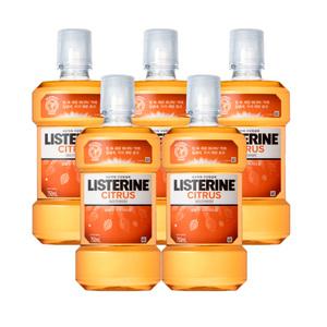 리스테린 시트러스 750ml X5개
