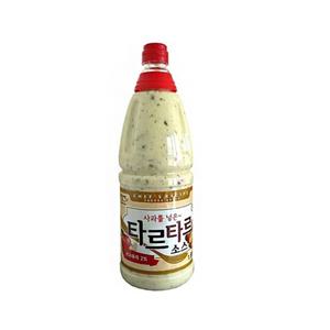 소스 드레싱 샐러드 타르타르소스 미담채 1.85kg 발사믹 연어