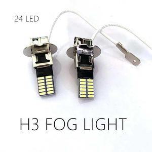 용품 DIY H3 LED 자동차 헤드라이트 안등 전구 운전 러닝 램프 1000LM 80W 1V 4V 2