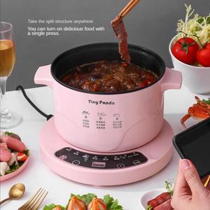 전기 멀티 쿠커 가열 팬, 가정용 요리 냄비, 국수, 계란, 수프, 밥솥, 스토브, 2.6L