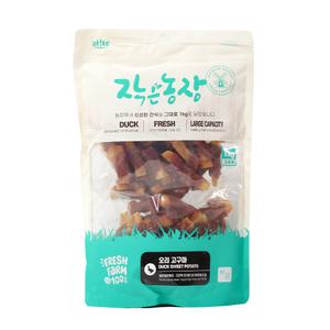 작은농장 오리고구마 강아지 1kg 대용량 사사미 간식