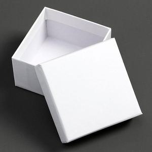[JHP743U6_51]화이트 사각 무지선물상자 하드 2p 9.5X9.5cm