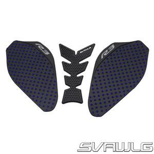 야마하 YZF R3 yzfr3에 대한 오토바이 안티 슬립 탱크 패드 스티커 사이드 물고기 뼈 무릎 그립 보호대 데